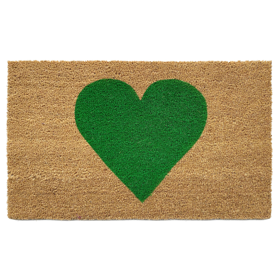 Red Heart Doormat