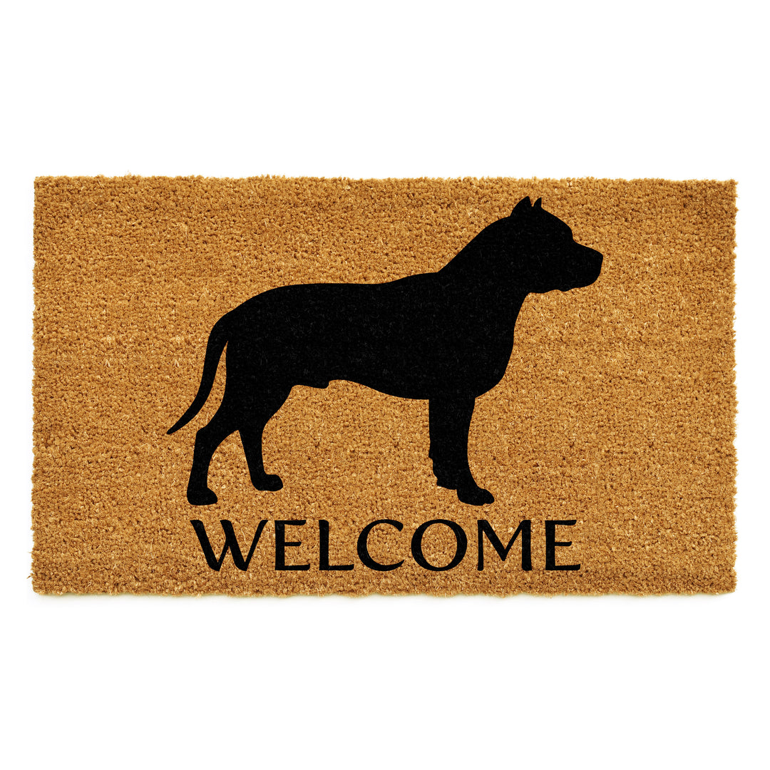 Staffordshire Bull Terrier  Doormat 24"x36" / Staffordshire Bull Terrier