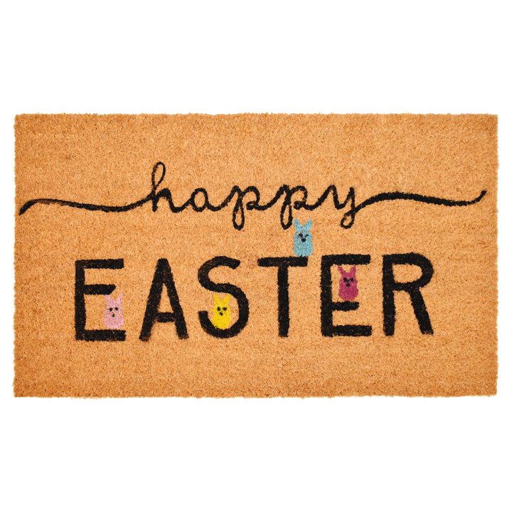 Happy Easter Peeps Doormat 17"x29"
