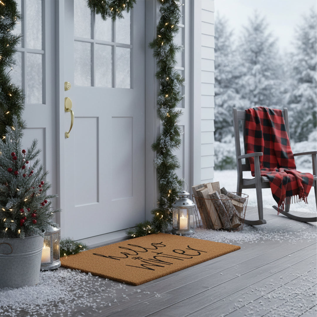 Hello Winter Doormat