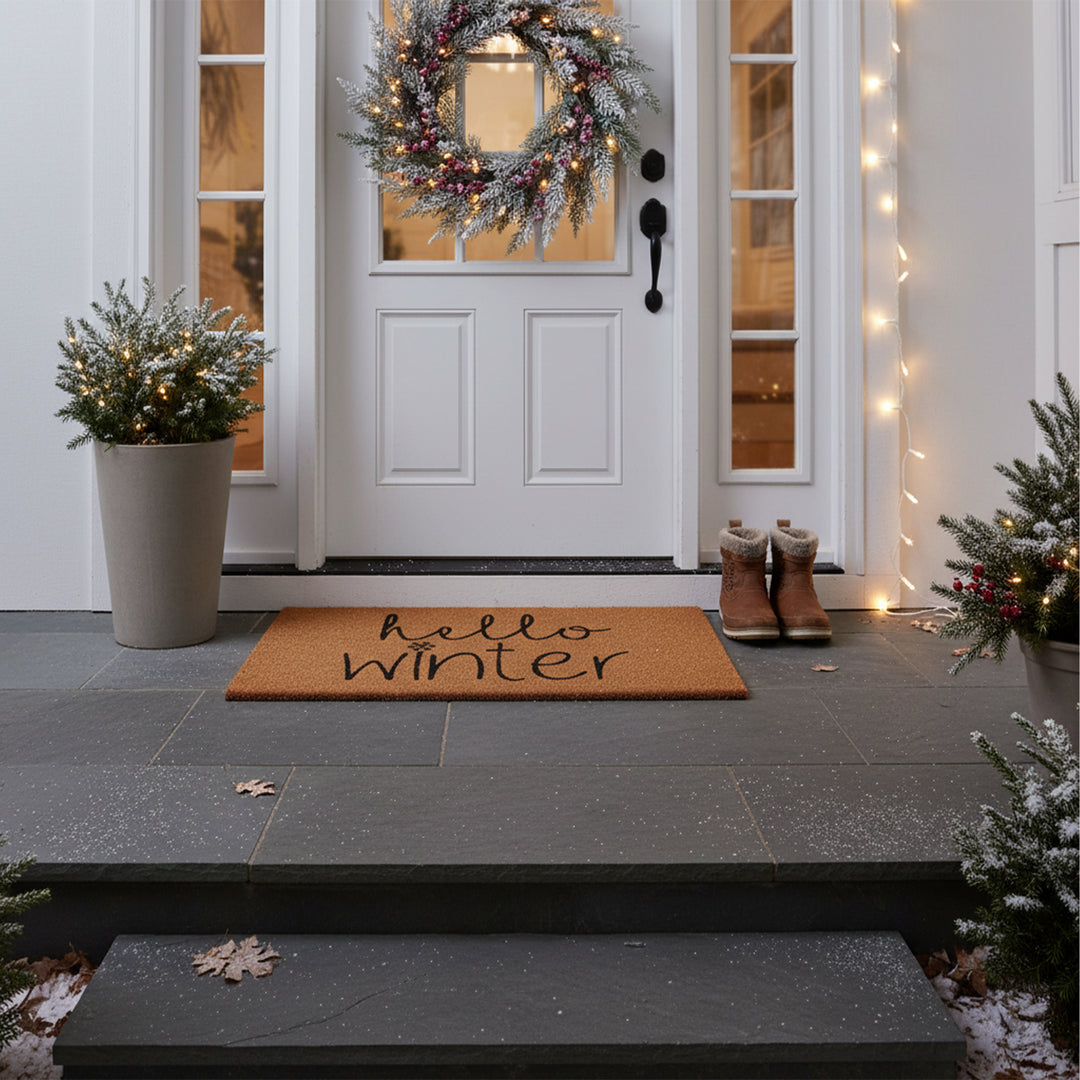 Hello Winter Doormat