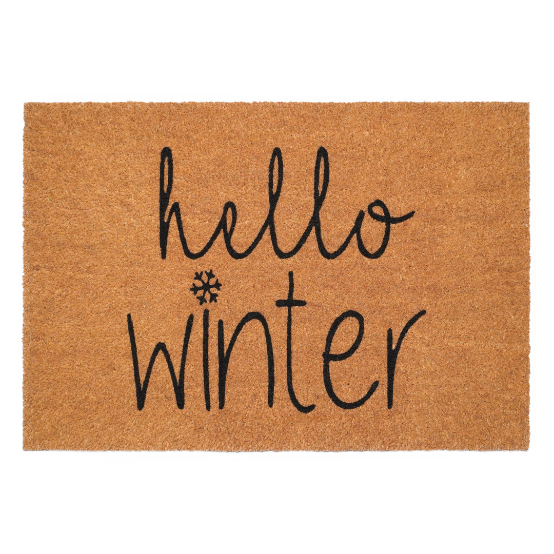 Hello Winter Doormat 36"x72"