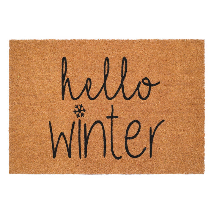 Hello Winter Doormat 36"x72"