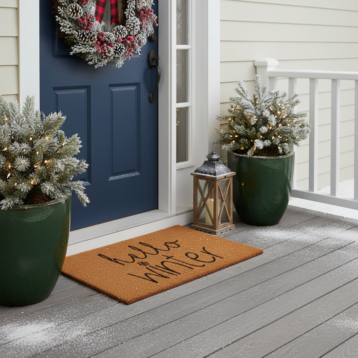 Hello Winter Doormat