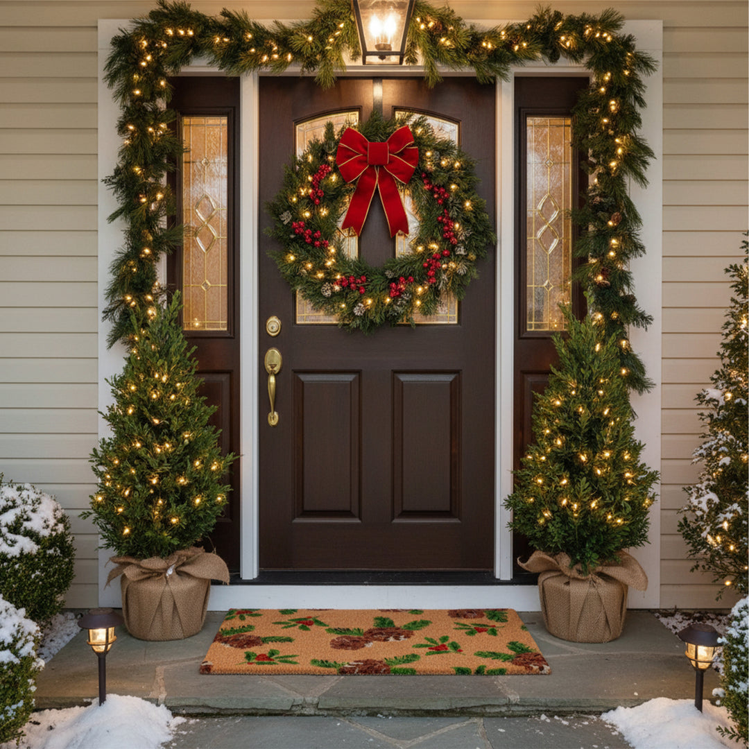 Christmas Berries Doormat