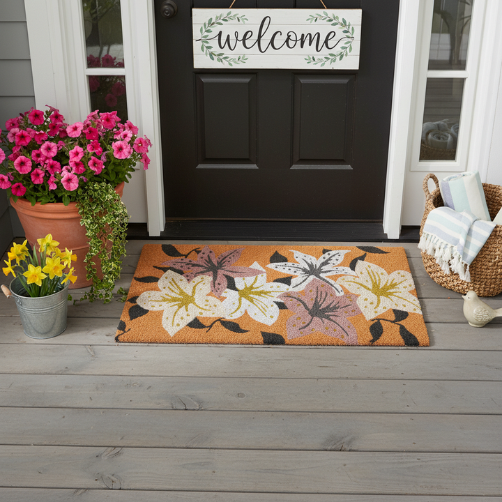 Lovely Lilies  Doormat