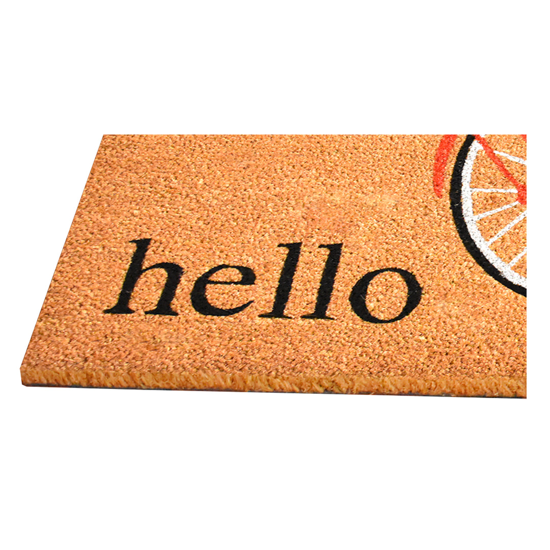 Floral Bicycle Doormat 24"x36"