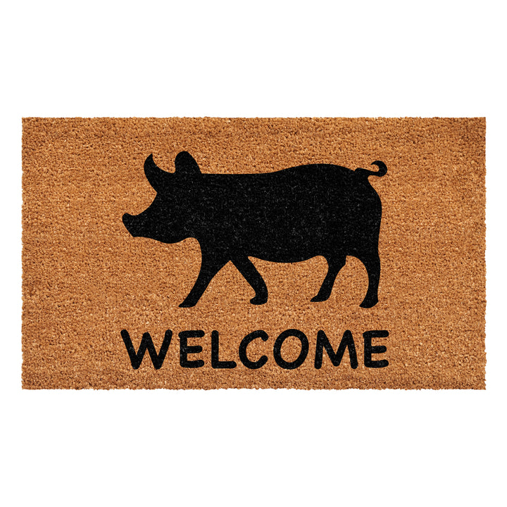 Piggy Doormat 17"x29"