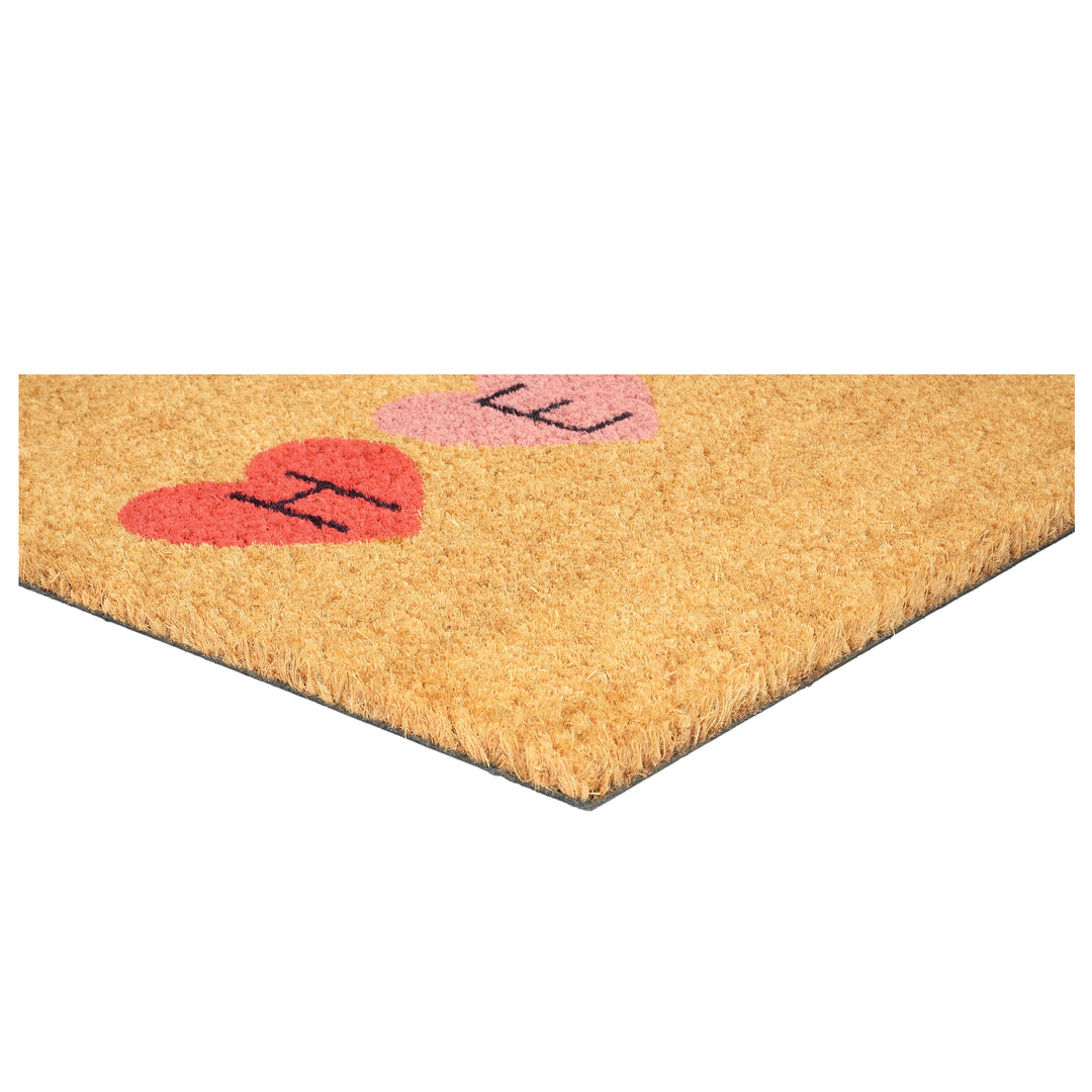 Heart Hello  Doormat 17"x29"