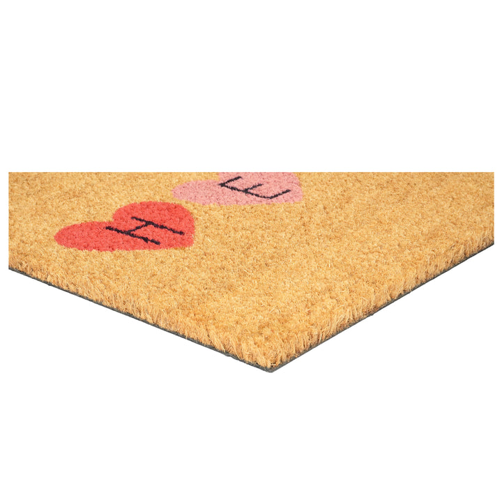 Heart Hello  Doormat 17"x29"