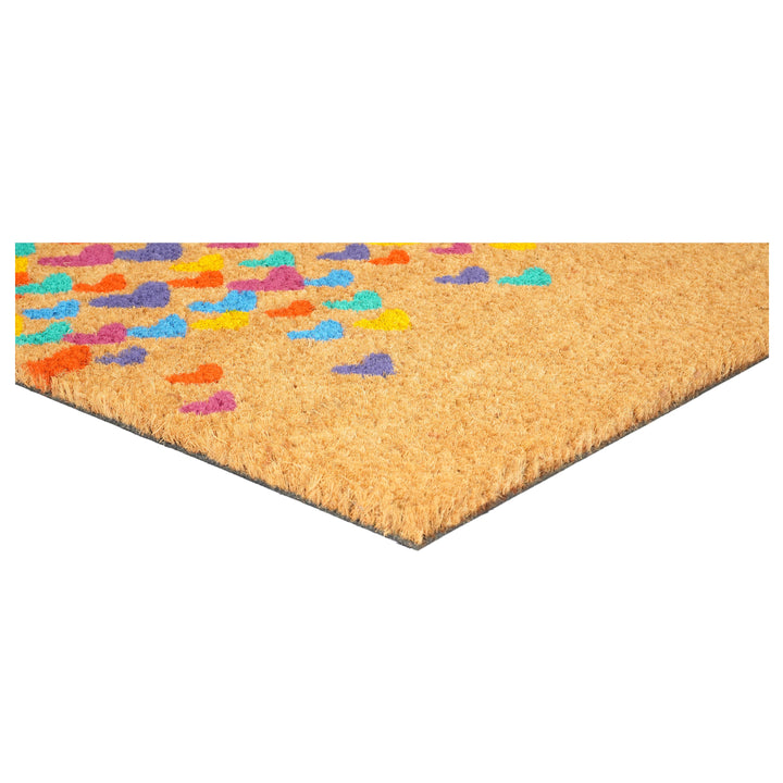 Colorful Hearts Doormat 17"x29"