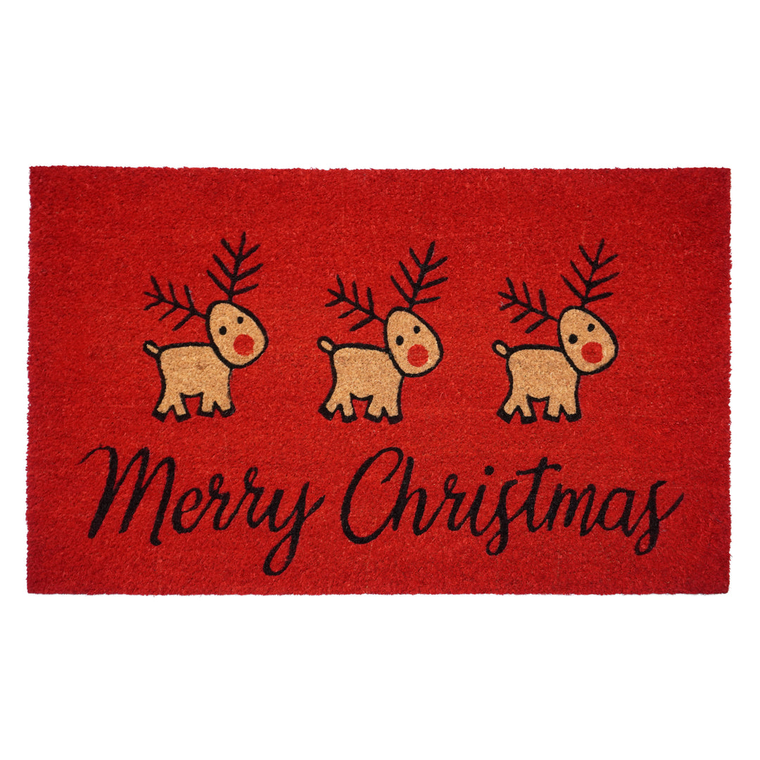 Merry Christmas Deer  Doormat 17"x29"