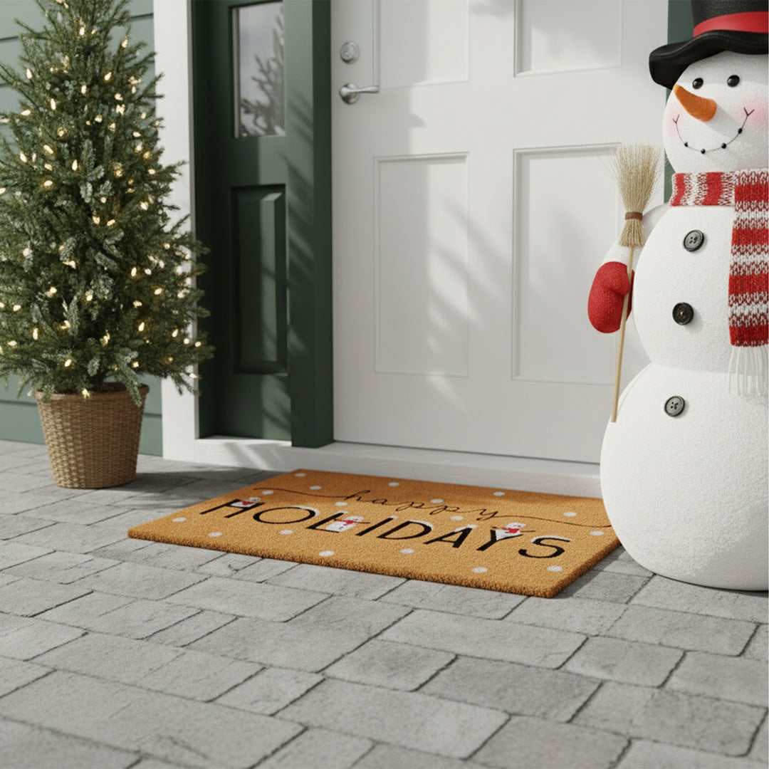 Holiday Joy Doormat