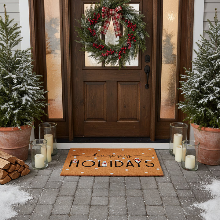 Holiday Joy Doormat