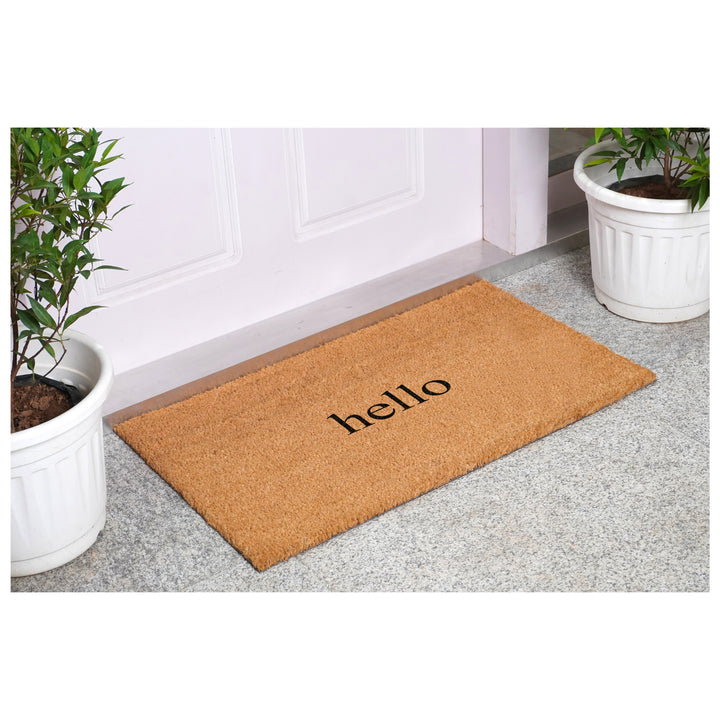 Classic Hello  Doormat 17"x29"
