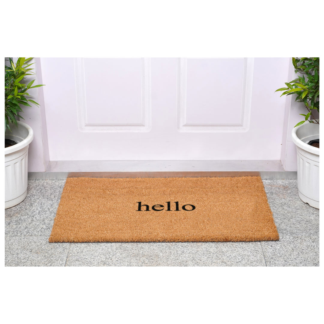 Classic Hello  Doormat 17"x29"