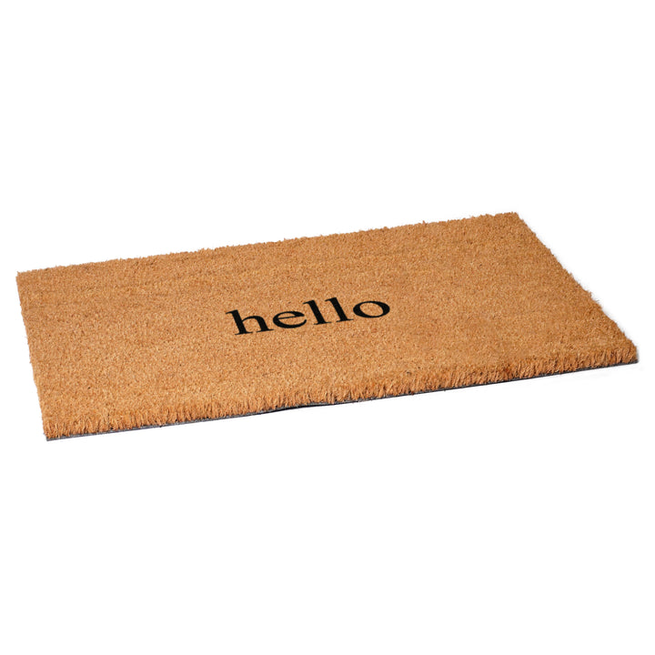 Classic Hello  Doormat 17"x29"