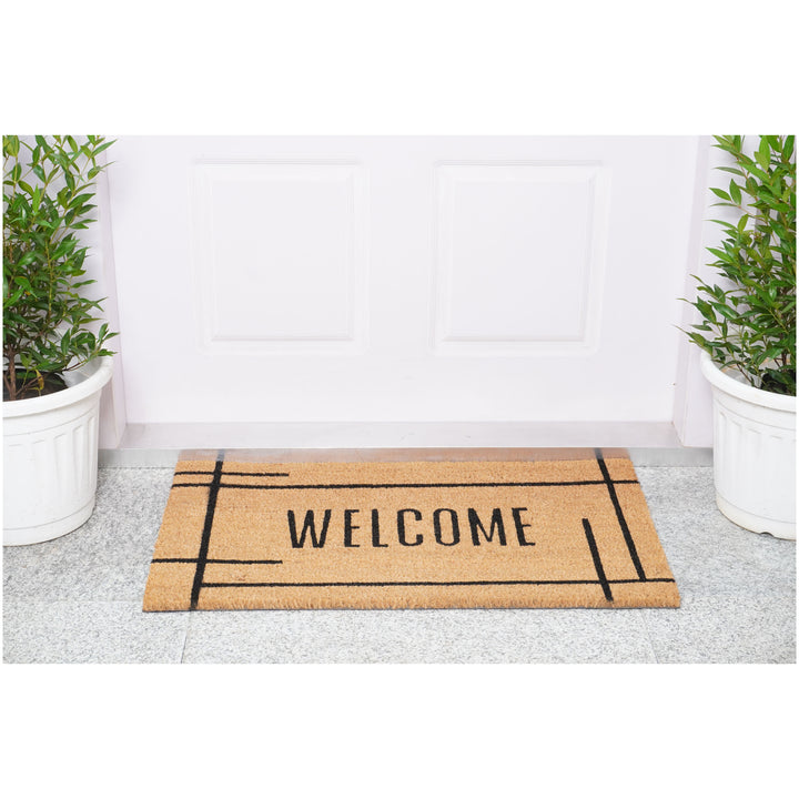 Modern Welcome Doormat