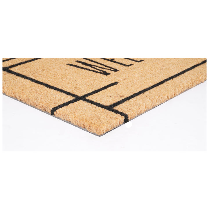 Modern Natural Welcome Doormat Natural / 17"x29"