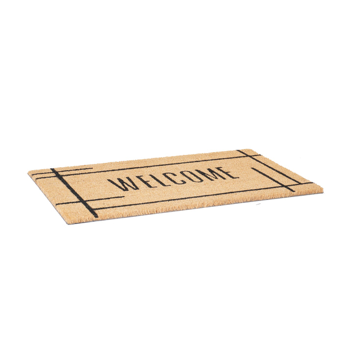 Modern Natural Welcome Doormat Natural / 17"x29"