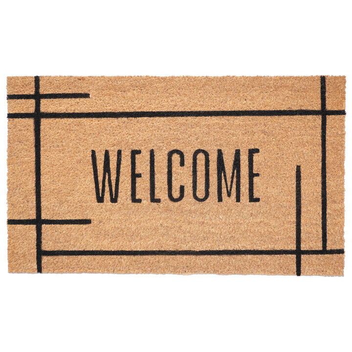 Modern Natural Welcome Doormat Natural / 17"x29"