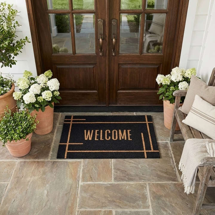 Modern Welcome Doormat