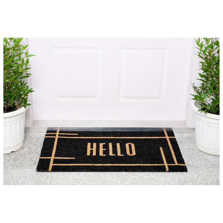 Modern Hello Doormat