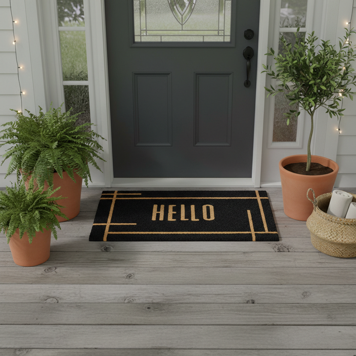 Modern Hello Doormat