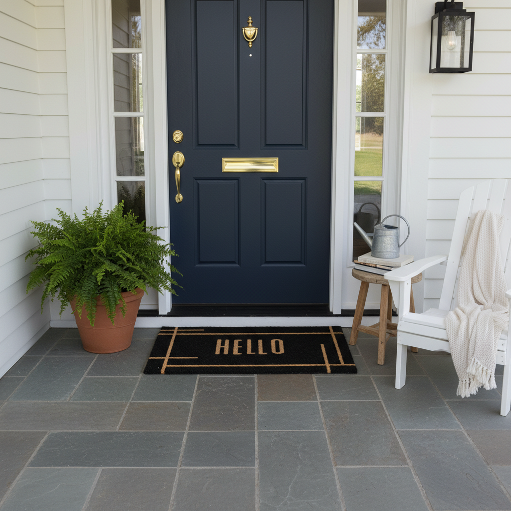 Modern Hello Doormat
