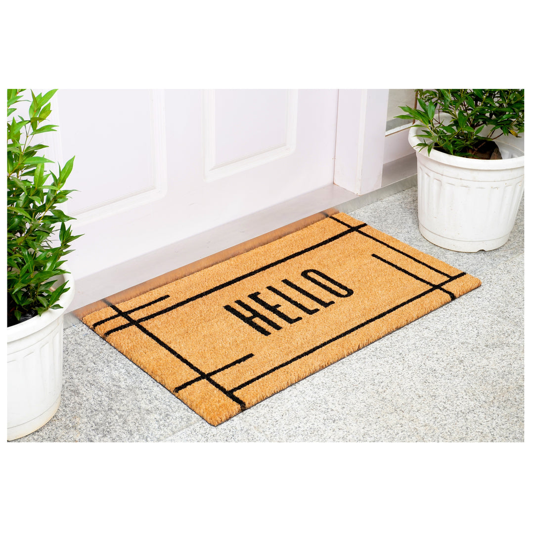Modern Hello Doormat