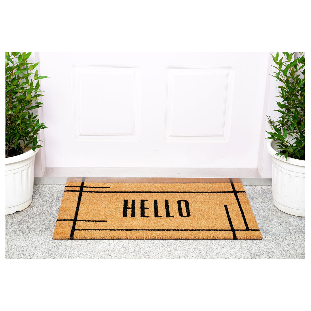 Modern Hello Doormat