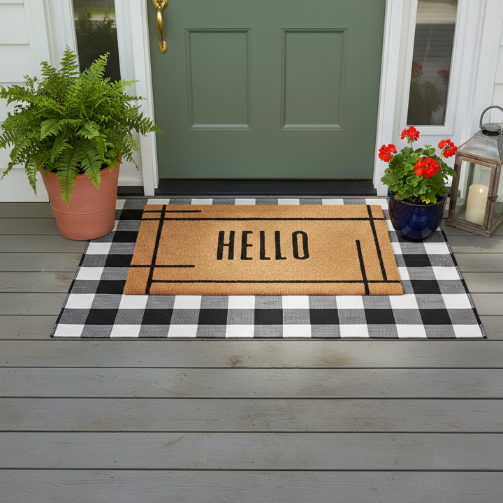 Modern Hello Doormat