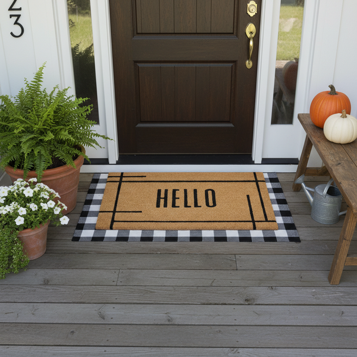 Modern Hello Doormat