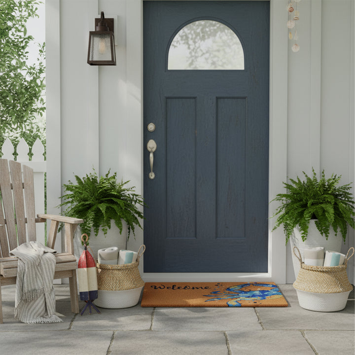 Blue Crab Welcome Doormat
