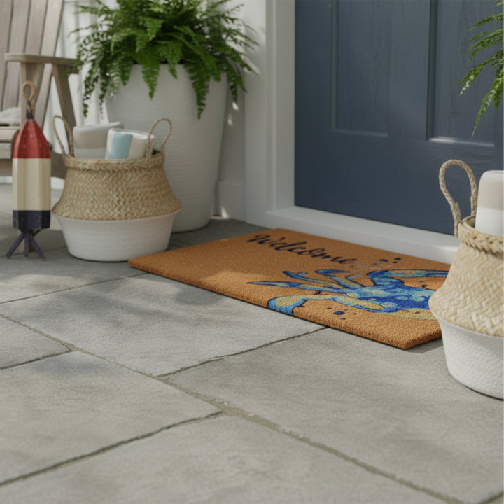 Blue Crab Welcome Doormat