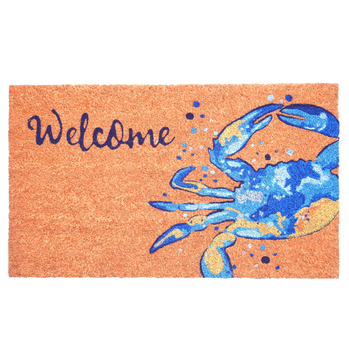 Blue Crab Welcome Doormat 17"x29"