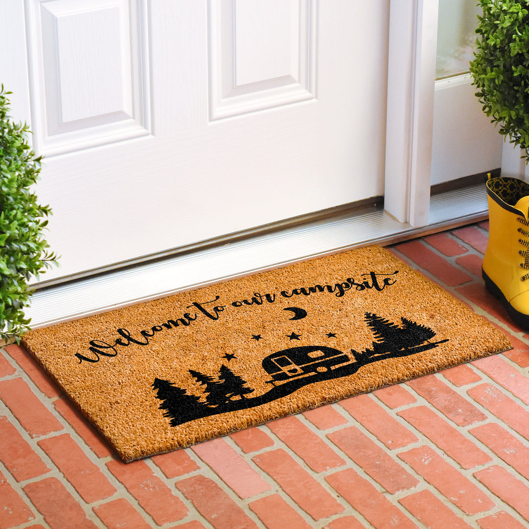 Welcome to our campsite Doormat 36"x72"