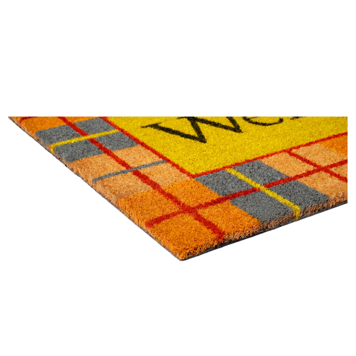 Fall Plaid Doormat 24"x36"