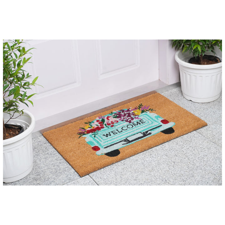 Farm Fresh Flowers Doormat 17"x29"
