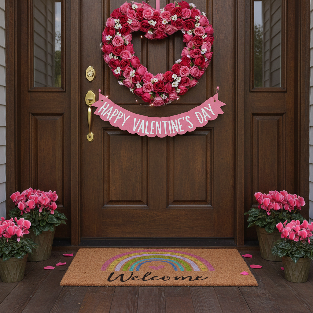 Rainbow Welcome Doormat