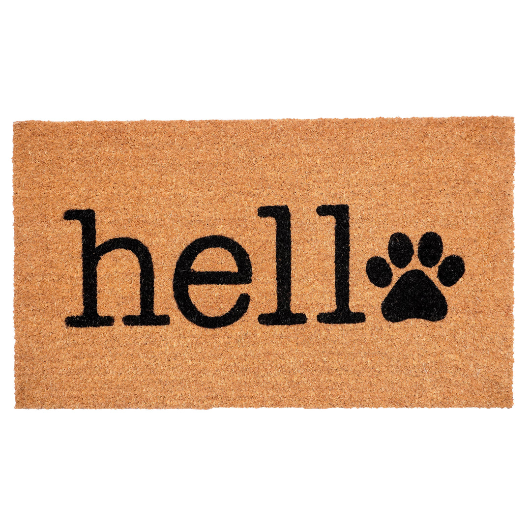 Hello Paw Doormat 17"x29"