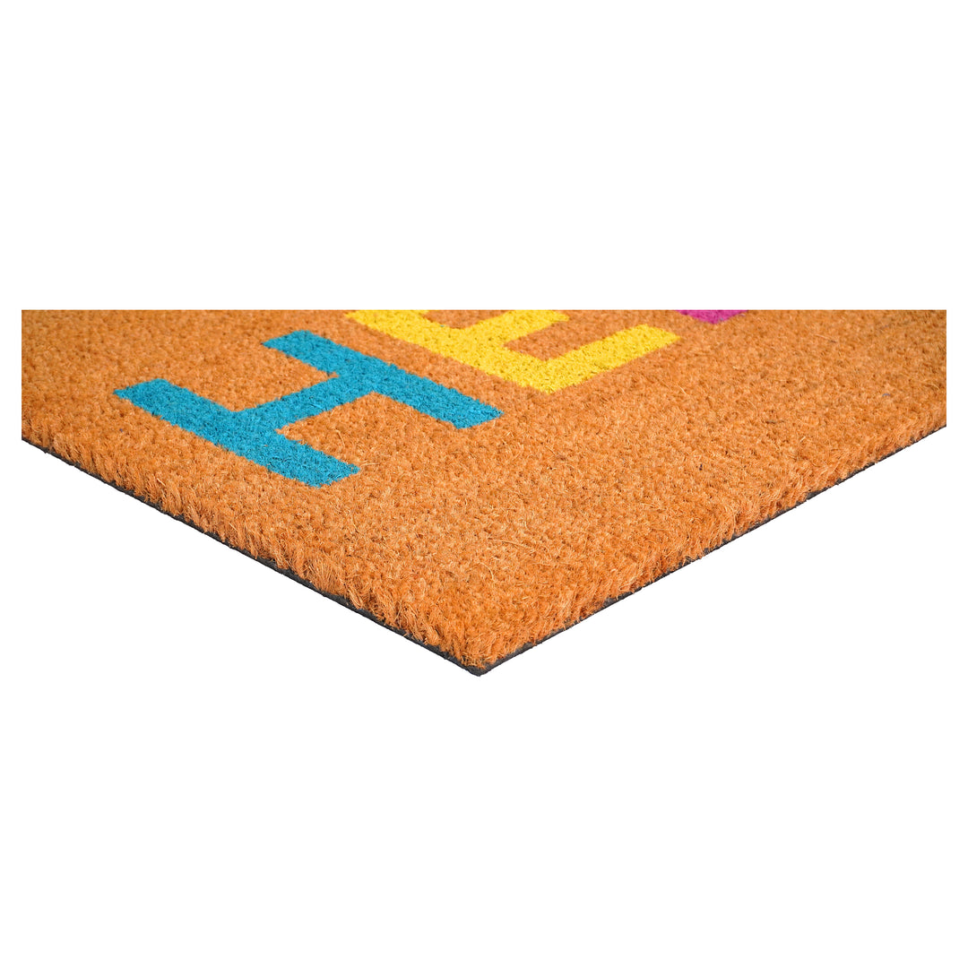 Contemporary Hello Doormat 17"x29"
