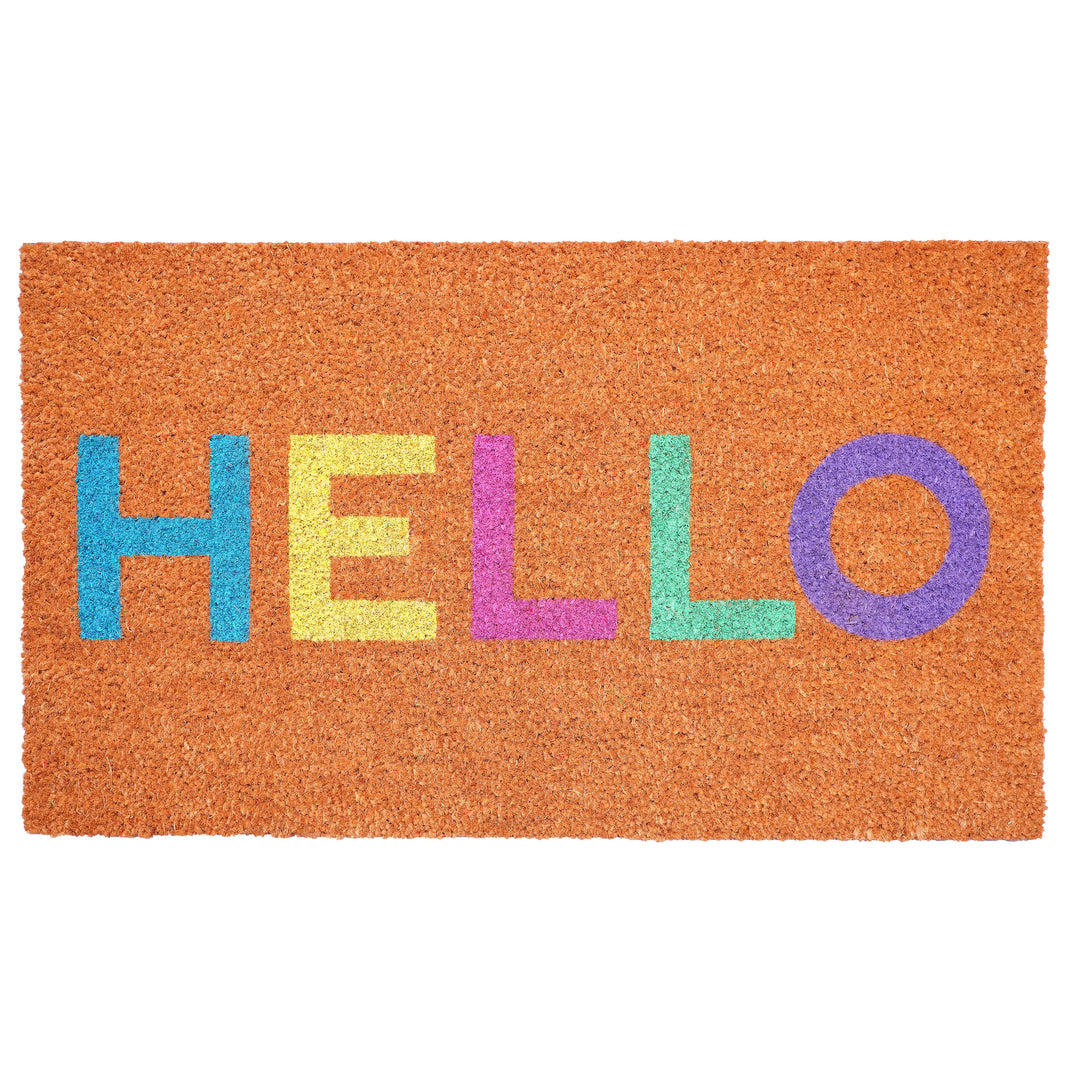 Contemporary Hello Doormat 24"x36"