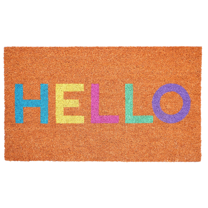 Contemporary Hello Doormat 24"x36"