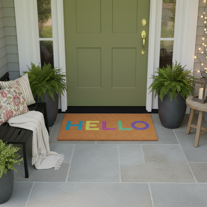 Contemporary Hello Doormat