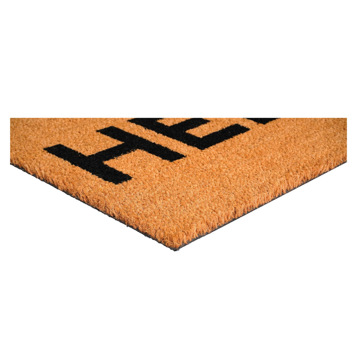 Contemporary Black Hello 17"x29"