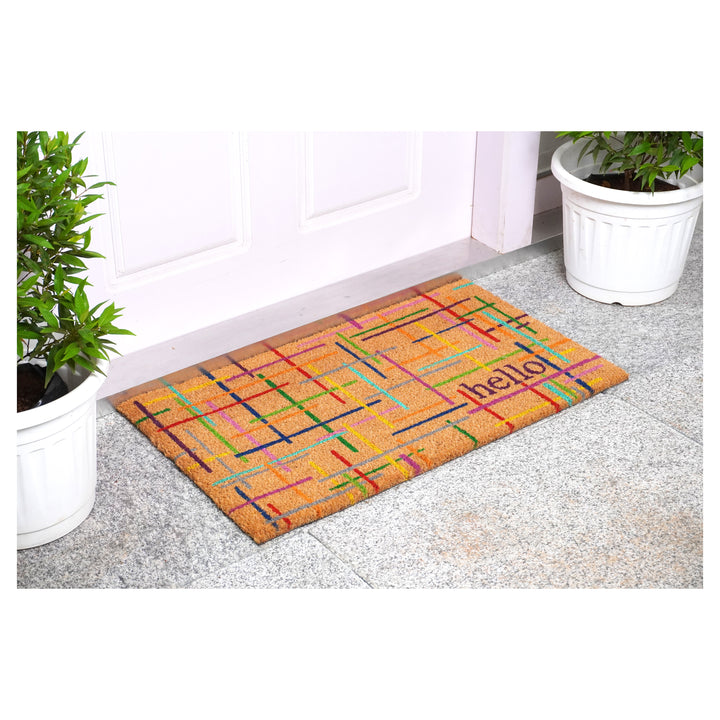 Colorful Lines Doormat 17"x29"