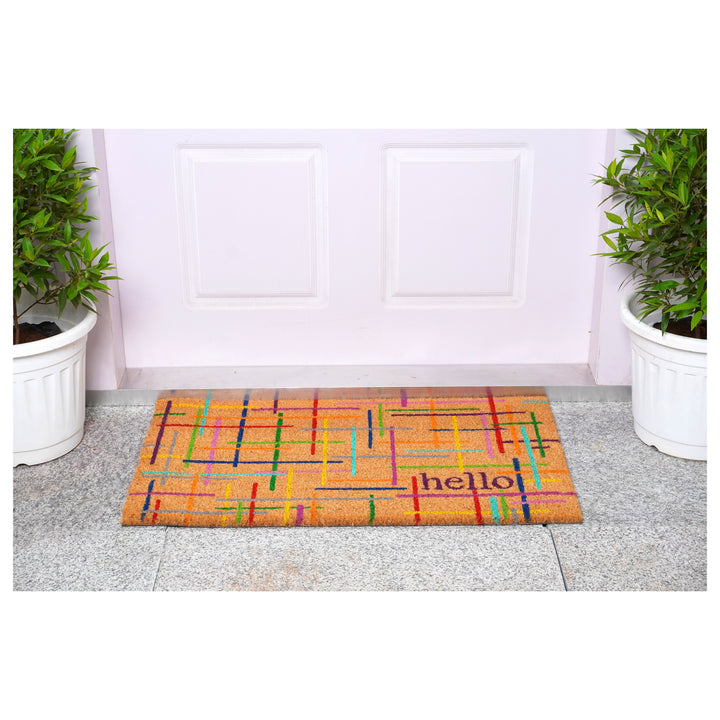 Colorful Lines Doormat 17"x29"
