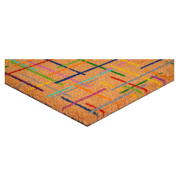 Colorful Lines Doormat 17"x29"