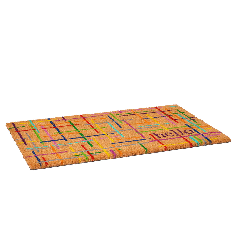 Colorful Lines Doormat 17"x29"